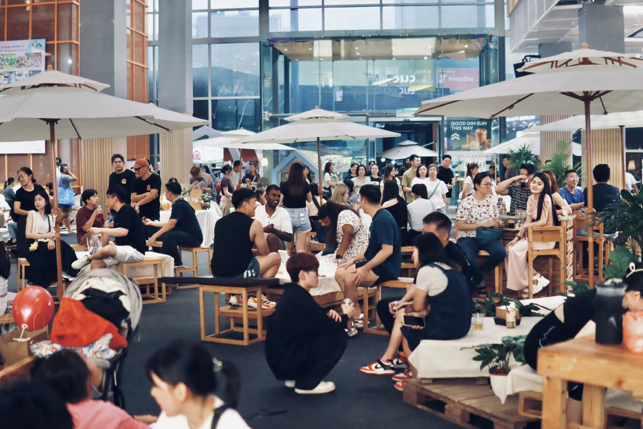 Event seating and pallet setup