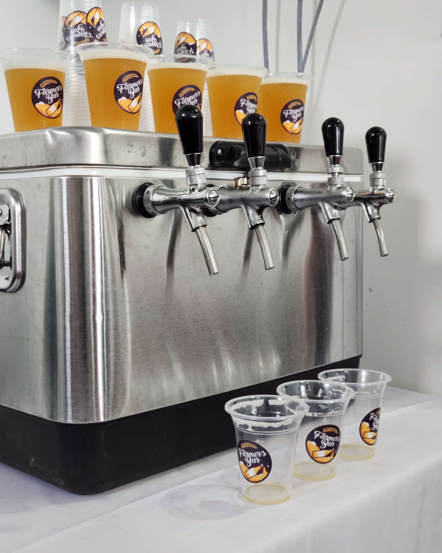 Draft beer dispenser setup in Malaysia