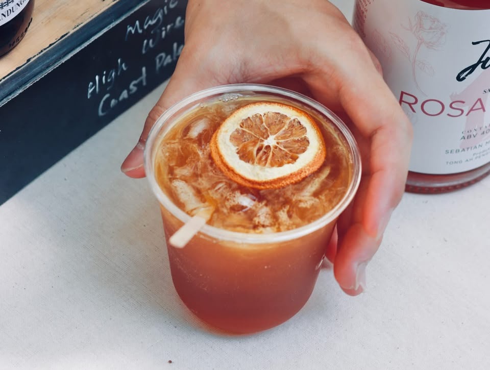 Cocktail prepared by a bartender for an event in Selangor